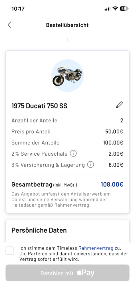 Timeless Investments investieren