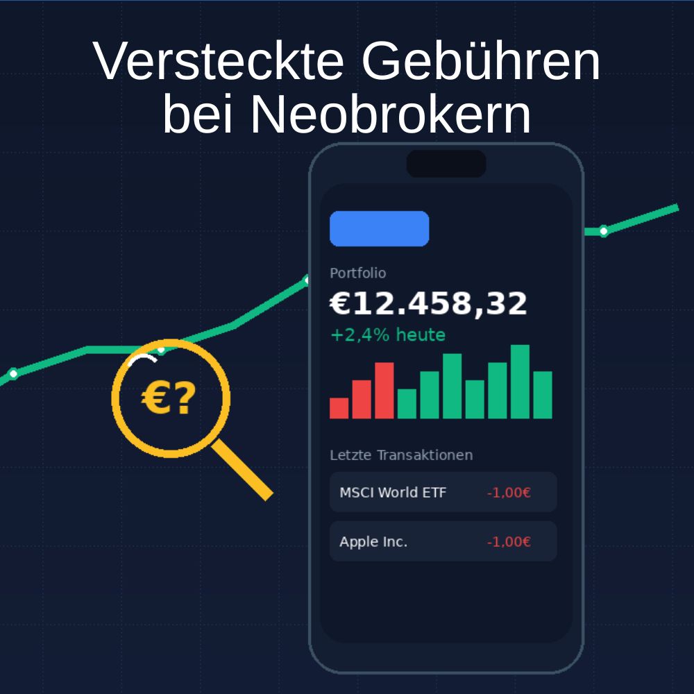 Versteckte Gebühren bei Neobrokern