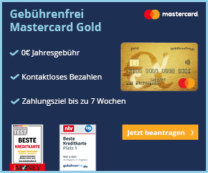 Gebührenfrei Mastercard Gold Test 2026
