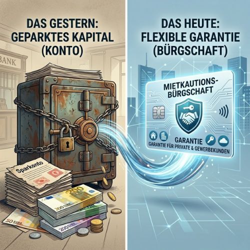 Mietkautionskonto war gestern: Warum die bargeldlose Mietkaution per Bürgschaft